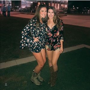 Floral Romper (LEFT IN PHOTO)